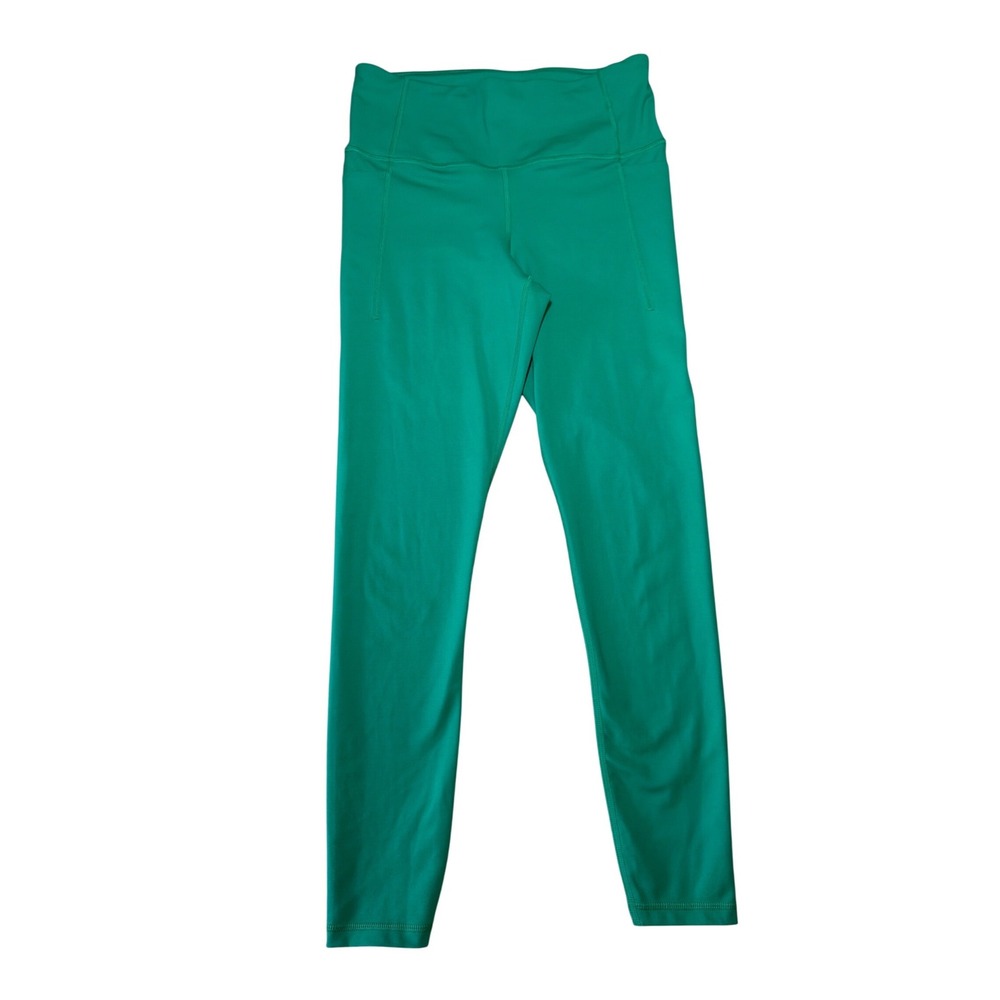 Gap Fit Leggings Women Size S Green Excellent High Rise Athletic Yoga Pants